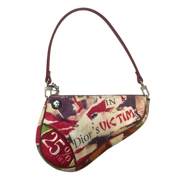 Dior Handbags - Auth Rare Dior Victim saddle Bag Limited Edition Galliano Vintage Y2K runway